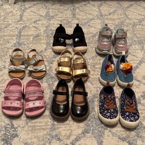 Lot of 7T Stylish Kids Sneakers